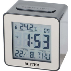 Цифровой будильник с термометром и автоматическим календарем Rhythm LCT076NR02