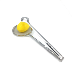 Щипцы кухонные с ситечком для отжима масла Family Shop