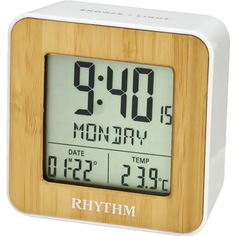 Цифровой будильник с термометром и автоматическим календарем Rhythm LCT085NR03