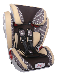 Автокресло Siger Индиго Isofix Art цв.бежевый гр.1/2/3