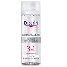 Лосьон Eucerin DermatoClean 3в1 Освежающий и очищающий, мицеллярный, 200 мл