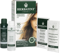 Гель-краска для волос Herbatint тон 7D ЗОЛОТИСТЫЙ БЛОНДИН