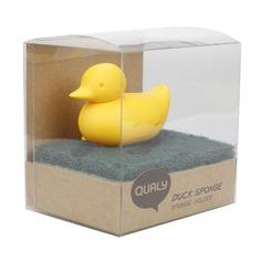Держатель для губки Duck жёлтый Qualy