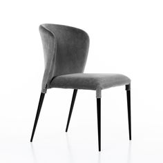 Стул Top Concept Albert/74938, бархат светло-серый 26