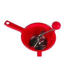 Протирочная машинка для пюре-сито 24 см, 3 сменных тёрки, пластиковый корпус, Zaseves