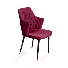 Стул с подлокотниками Top Concept Hunt/75682, бархат красный 16