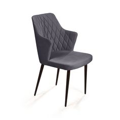 Стул с подлокотниками Top Concept Hunt/75349, бархат серый 27