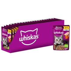 Корм влажный для кошек Whiskas Мясная коллекция с курицей, 28 штук по 75 г