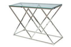 Консоль SIGNAL ZEGNA C прозрачный/серебряный СИГНАЛ