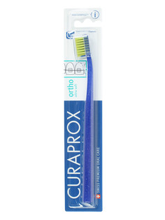 Ортодонтическая зубная щетка Сuraprox с углублением CS5460 ortho, синяя Curaprox