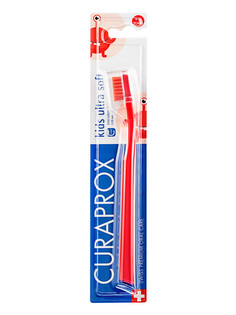 Детская зубная щетка Curaprox Kids, красная