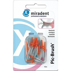 Ершики Miradent Pic-Brush refills Orange Оранжевые, 12 шт