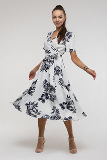 Платье женское Петербургский Швейный Дом 1453-1 белое 52 RU