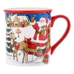 Кружка Certified Int. Мастерская Санта-Клауса. Олененок 470 мл, керамика