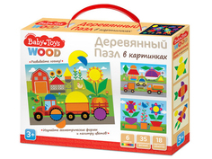 Пазл Тридевятое царство Baby Toys деревянный, 35 элементов, 04098