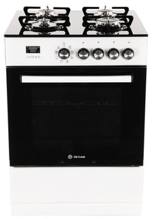 Комбинированная плита De Luxe 606040.02гэ Silver
