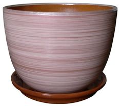 Розовый керамический горшок для цветов Сады Аурики "Карисса" 19 см, 2.7 л, 1 шт.