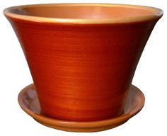 Красный керамический горшок для цветов Сады Аурики "Маранта" 15 см, 1 л, 1 шт.