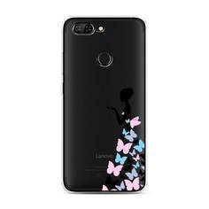 Чехол Awog "Платье из бабочек" для Lenovo S5