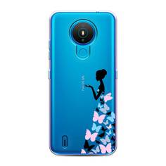 Чехол Awog "Платье из бабочек" для Nokia 1.4