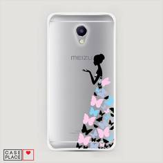 Чехол Awog "Платье из бабочек" для Meizu M5 Note