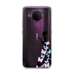 Чехол Awog "Платье из бабочек" для Nokia 5.4