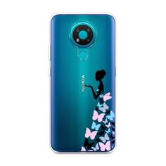 Чехол Awog "Платье из бабочек" для Nokia 3.4