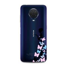 Чехол Awog "Платье из бабочек" для Nokia G20