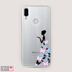Чехол Awog "Платье из бабочек" для Meizu Note 9