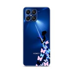 Чехол Awog "Платье из бабочек" для Honor X8