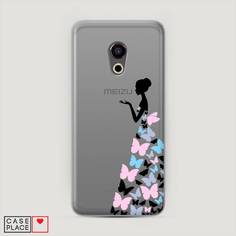 Чехол Awog "Платье из бабочек" для Meizu Pro 6