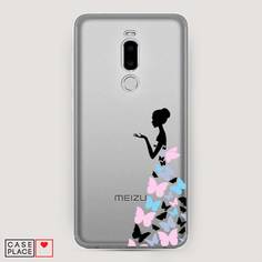 Чехол Awog "Платье из бабочек" для Meizu Note 8