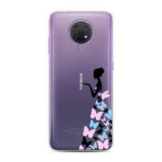Чехол Awog "Платье из бабочек" для Nokia G10