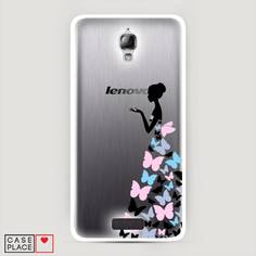 Чехол Awog "Платье из бабочек" для Lenovo S660