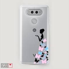 Чехол Awog "Платье из бабочек" для LG V20