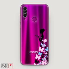 Чехол Awog "Платье из бабочек" для Meizu M10