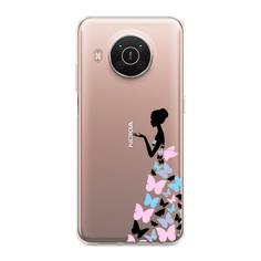 Чехол Awog "Платье из бабочек" для Nokia X20