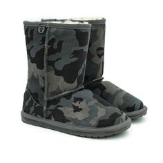 Угги EMU Australia Camo K12371 цв. серый р. 25,5
