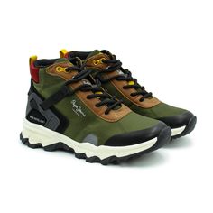 Кроссовки Pepe Jeans London PEAK TRAIL JUNIOR PBS50095 цв. хаки р. 34
