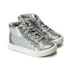 Кеды Clarks City Oasis Ht 26147445 цв. серебряный р. 20,5