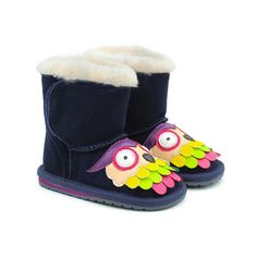 Угги EMU Australia Owl Walker B12076 цв. синий р. 21