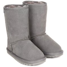 Угги EMU Australia Wallaby Lo K10102 цв. серый р. 28