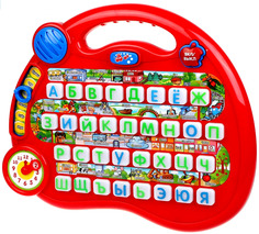 Интерактивная игрушка PLAYSMART музыкальная Веселая азбука, 6 режимов игры, 101429