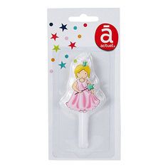 Свеча праздничная с держателем Actuel Девочка 11 г