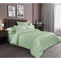 Комплект постельного белья из сатина двуспальный Текс-Дизайн Малахит