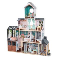 Кукольный домик Особняк Селесты, с мебелью 22 элементов KidKraft 65979_KE