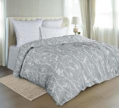 Постельное белье из поплина, Guten Morgen "Pastel grey"; Евро наволочки 50 х 70 (размер)