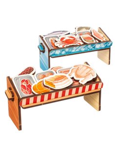 Игровой набор Woodland Супермаркет Мясо и морепродукты 370102