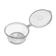 Контейнер пластиковый прозрачный одноразовый с крышкой соусник 30мл 160шт Real Tea Coffee