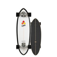 Лонгборд Carver Cx Ci Black Beauty Surfskate 91,4x 24,8 см, черный